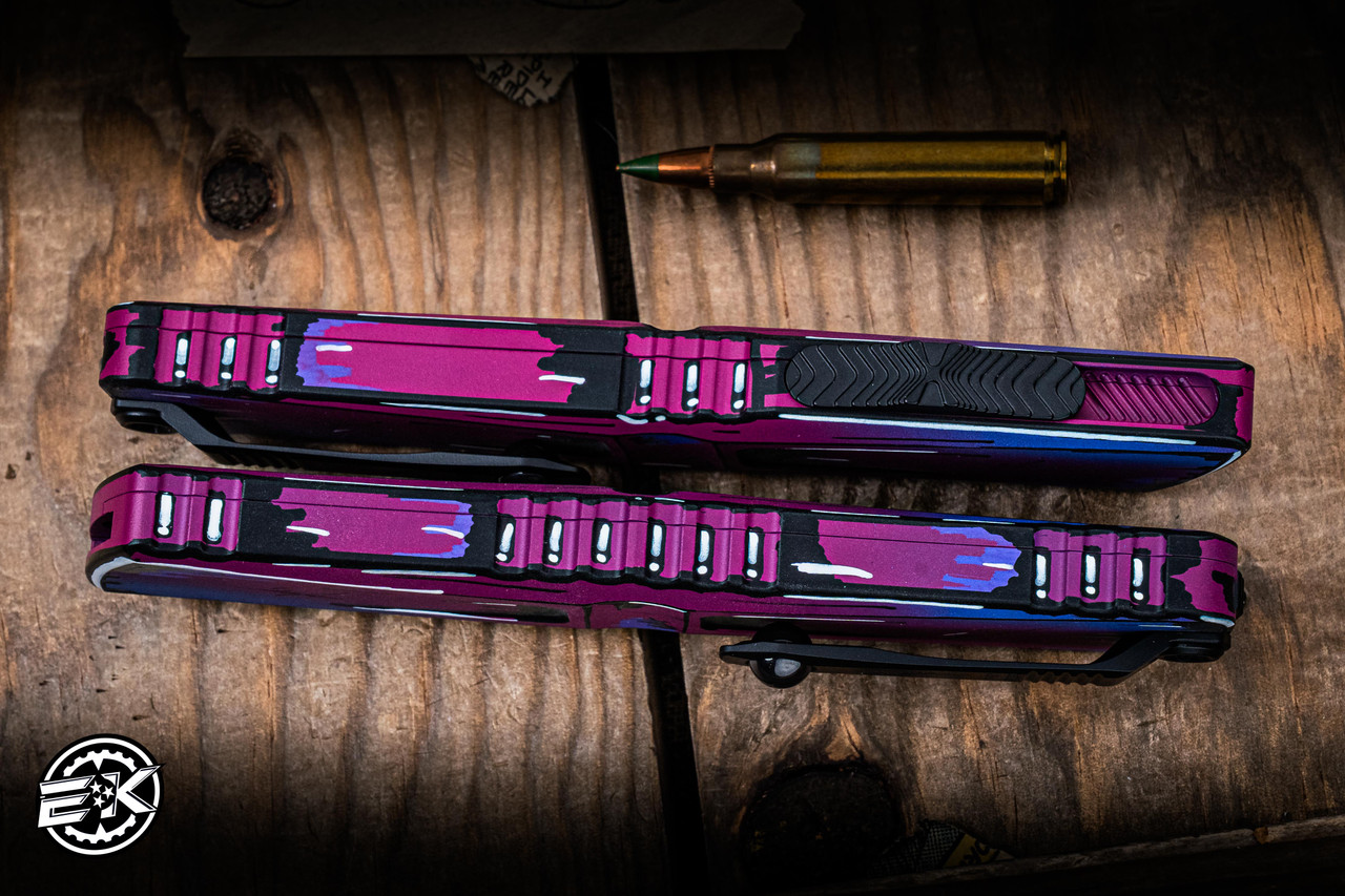 Microtech Combat Troodon Gen III OTF Automatic Knife Purple