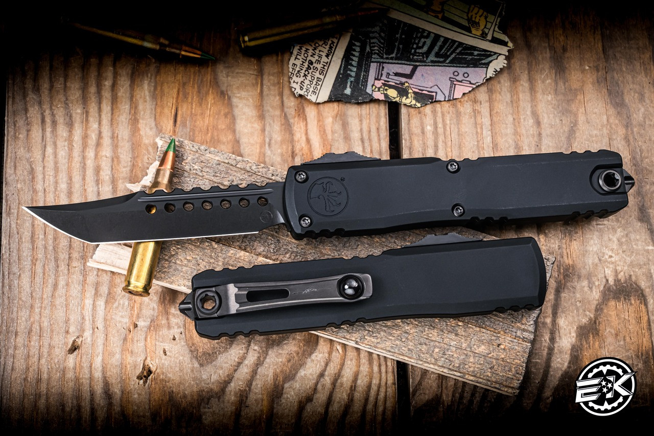 Microtech Ultratech Gen III ZBP OTF Automatic DLC Shadow 3.5