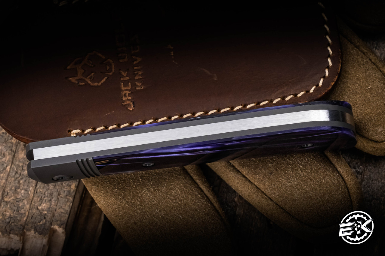 Jack Wolf Knives Benny's Clip Slipjoint Cosmic Purple 3