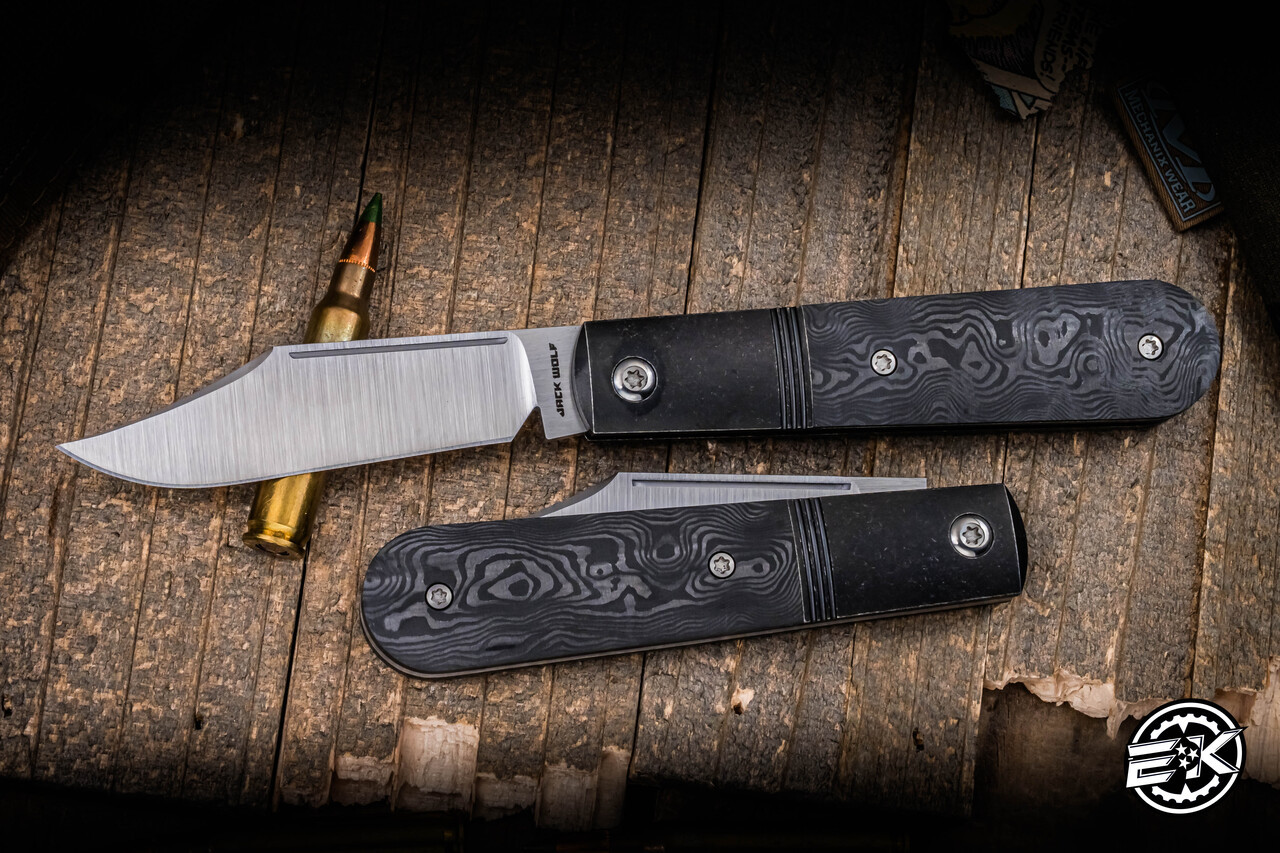Jack Wolf Knives Big Bro Jack Slipjoint Black Fat Carbon 3