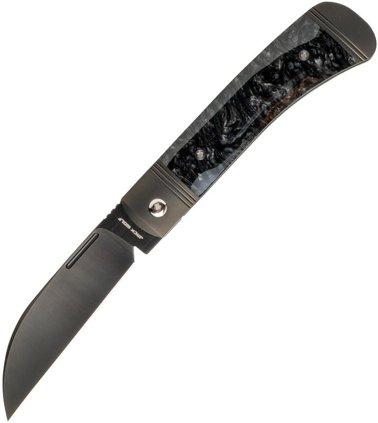 Jack Wolf Knives Diamondback Jack Kirinite Black Ice 3.35