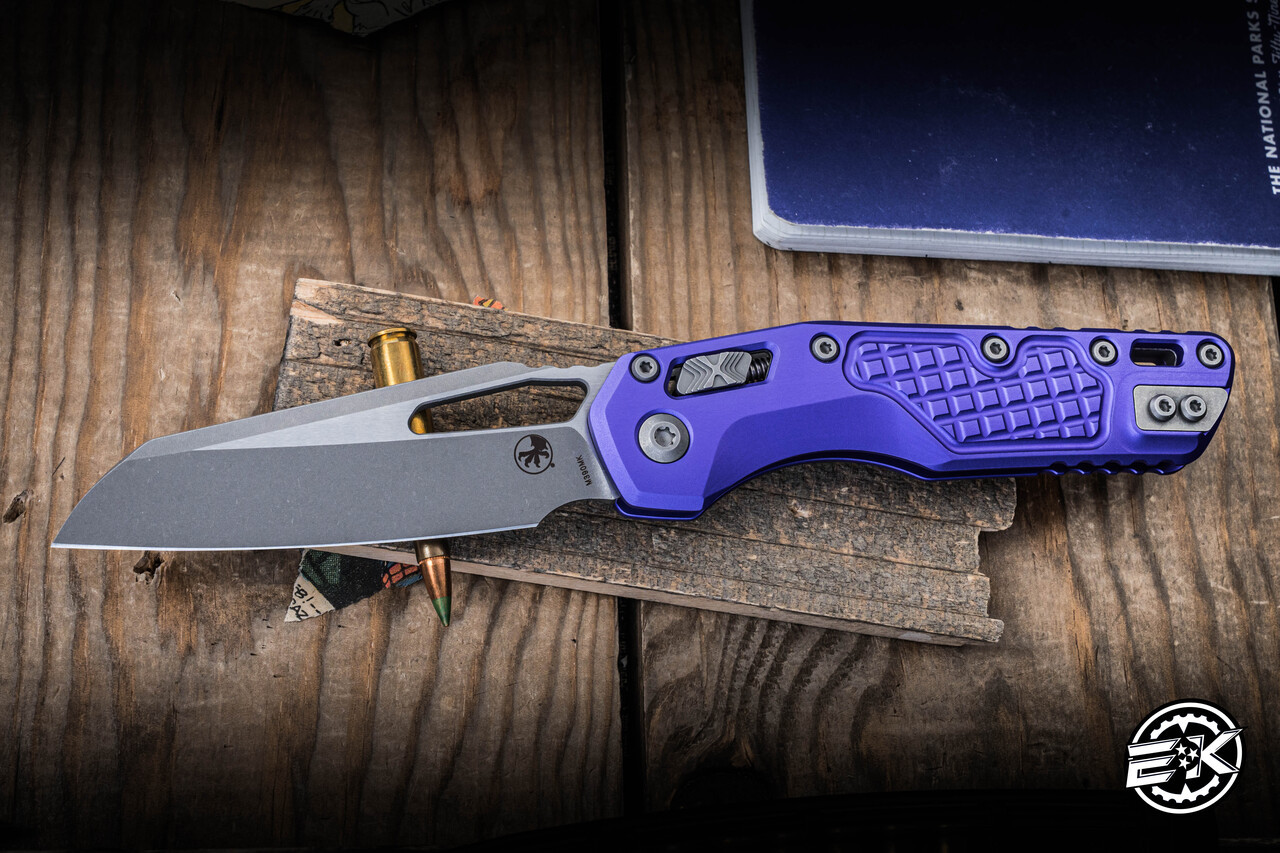 Microtech MSI Ram-LOK Manual Folding Knife Purple Frag 3.75