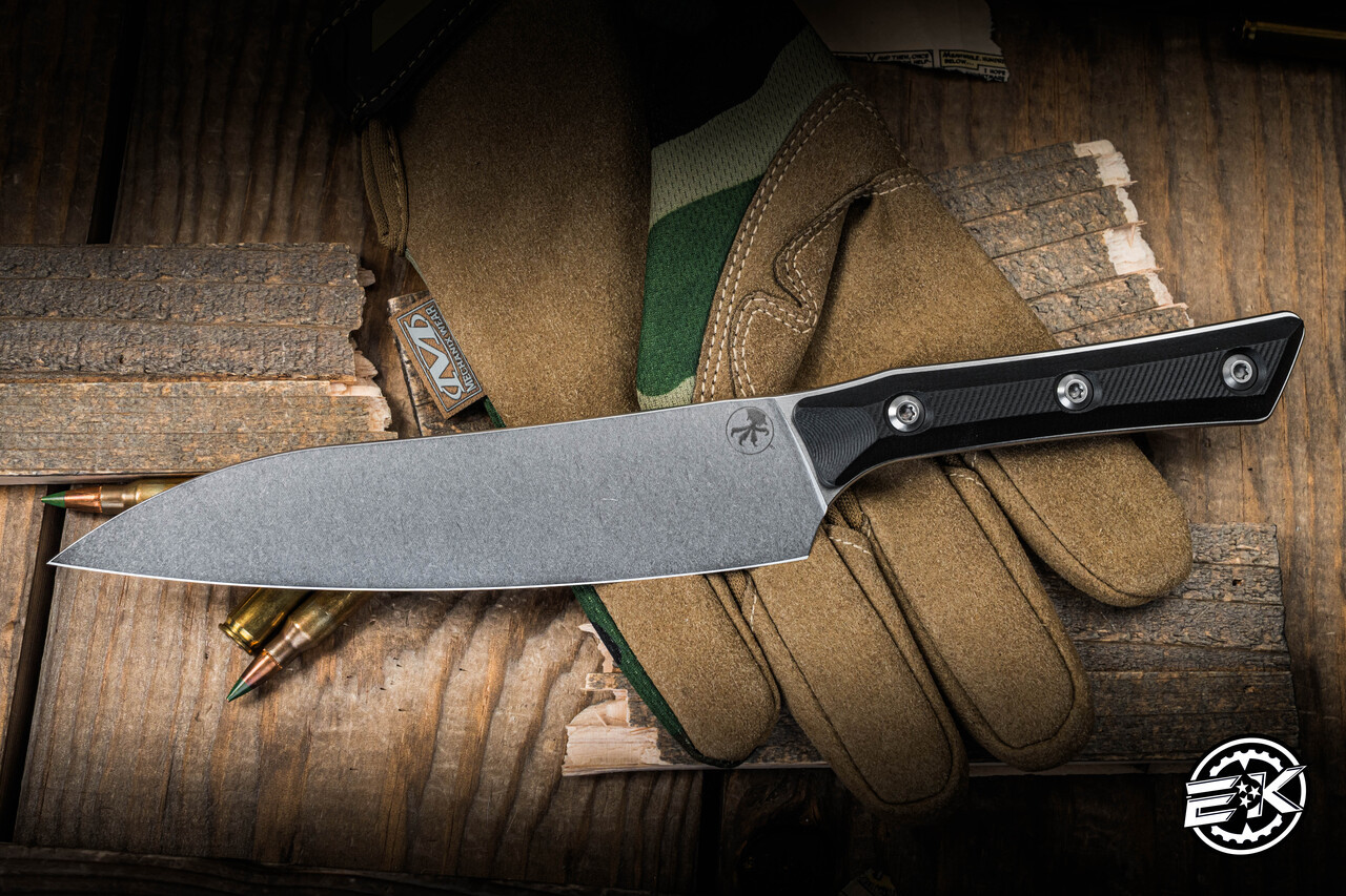 Microtech Utility Kitchen Knife Black G10 6