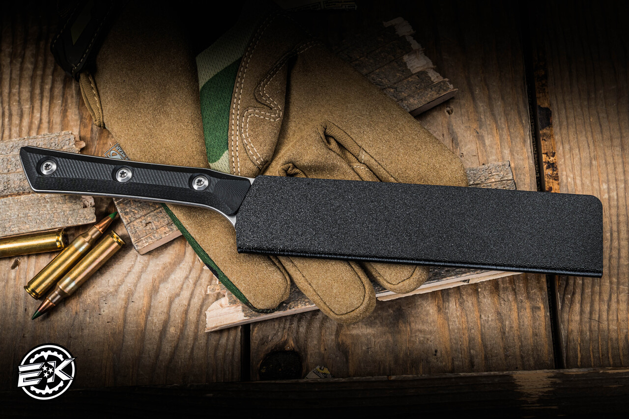 Microtech Utility Kitchen Knife Black G10 6