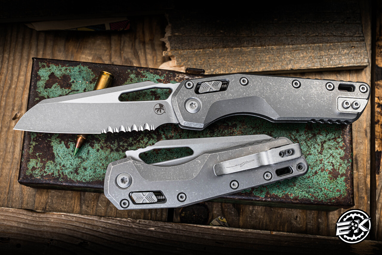 Microtech Marfione Select MSI Ram-LOK Folding Knife Titanium 3.85