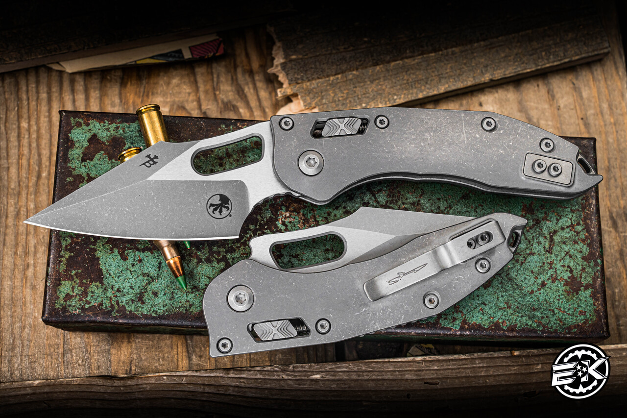 Microtech Marfione Select Stitch Ram-Lok Manual Folding Knife