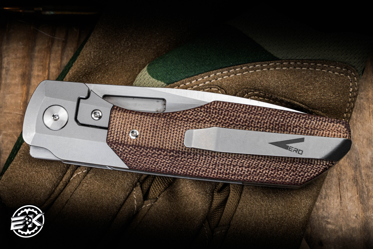 貴重！　xTRiPx ena  非売品 Preowned-Vero Engineering Synapse XL Folding Knife Titanium