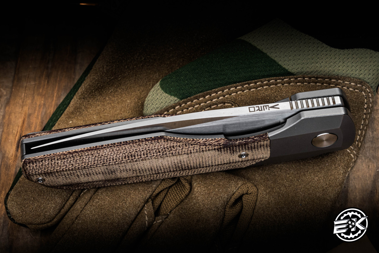 貴重！　xTRiPx ena  非売品 Preowned-Vero Engineering Synapse XL Folding Knife Titanium