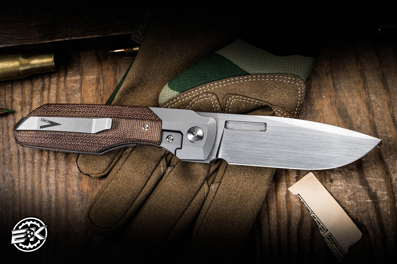 Preowned-Vero Engineering Synapse XL Folding Knife Titanium
