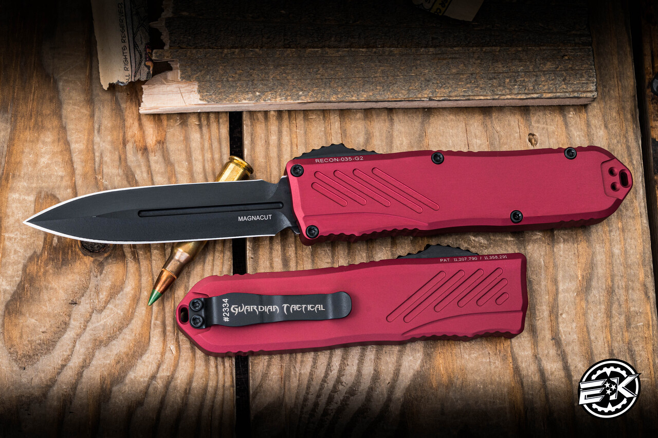 Guardian Tactical RECON-035 G2 OTF Automatic Knife Red 3.3