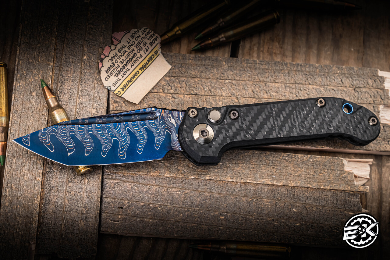 Microtech LUDT Carbon Fiber Automatic Folding Knife 3.4