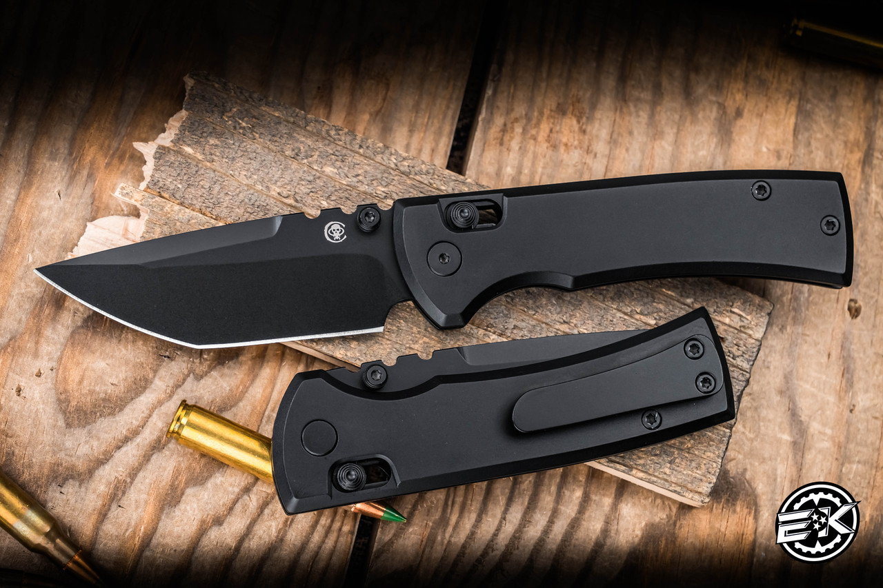 Chaves Knives Redencion Street X-Lock Folding Knife Black Aluminum