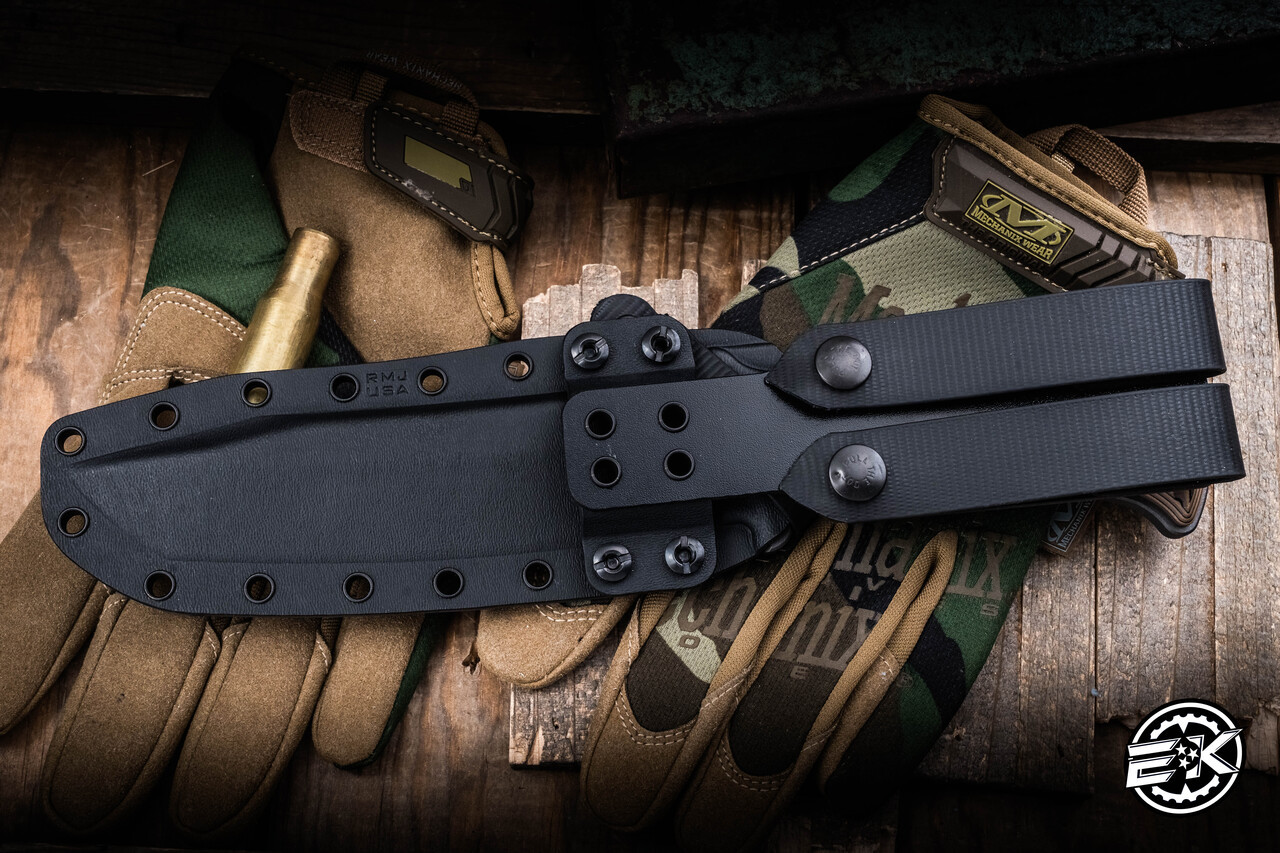 RMJ Tactical Combat Asia Fixed Blade Knife Hyena Brown G10 7