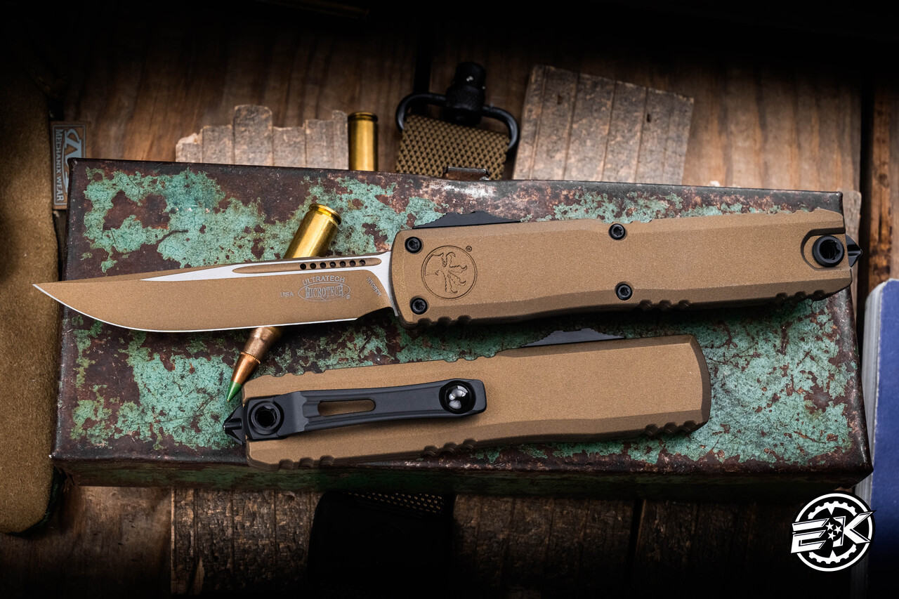 Microtech Ultratech Gen III ZBP OTF Automatic Knife Burnt Bronze