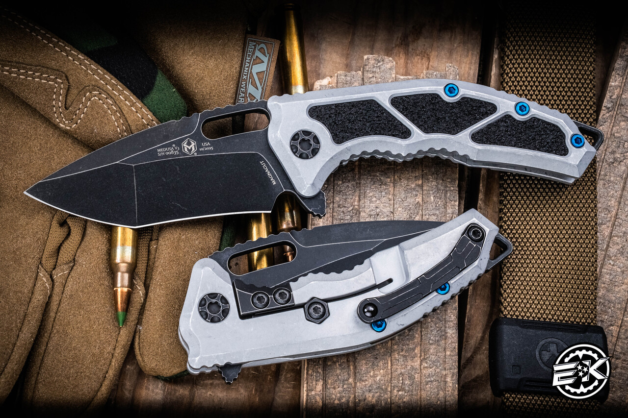 Heretic Knives Medusa Manual Folding Knife Blizzard 3