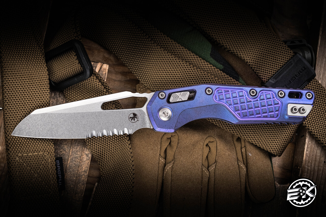 Microtech Marfione Select MSI Ram-LOK Folding Knife Frag Titanium