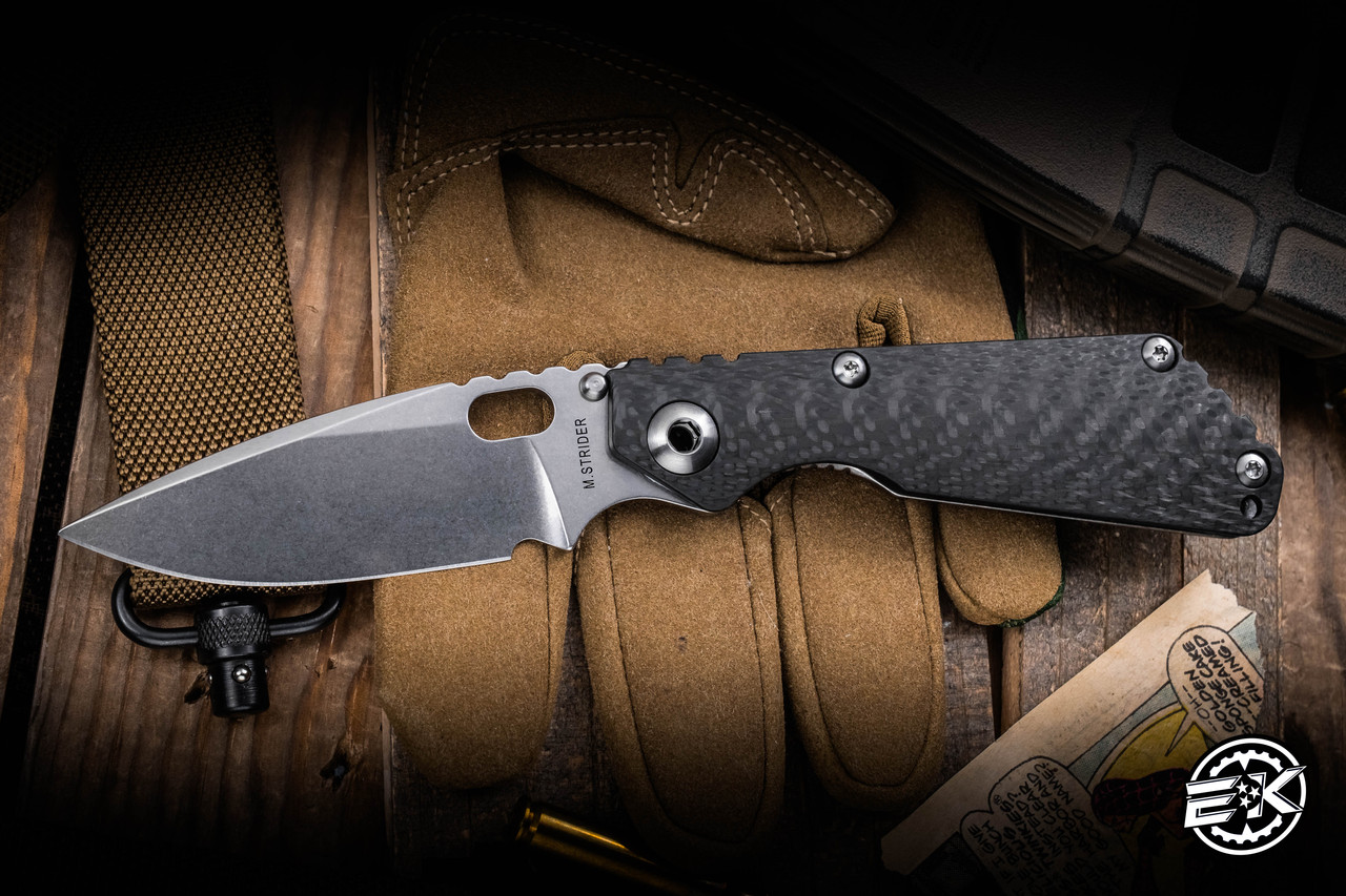 Mick Strider Knives SnG Carbon Fiber Titanium 3.5