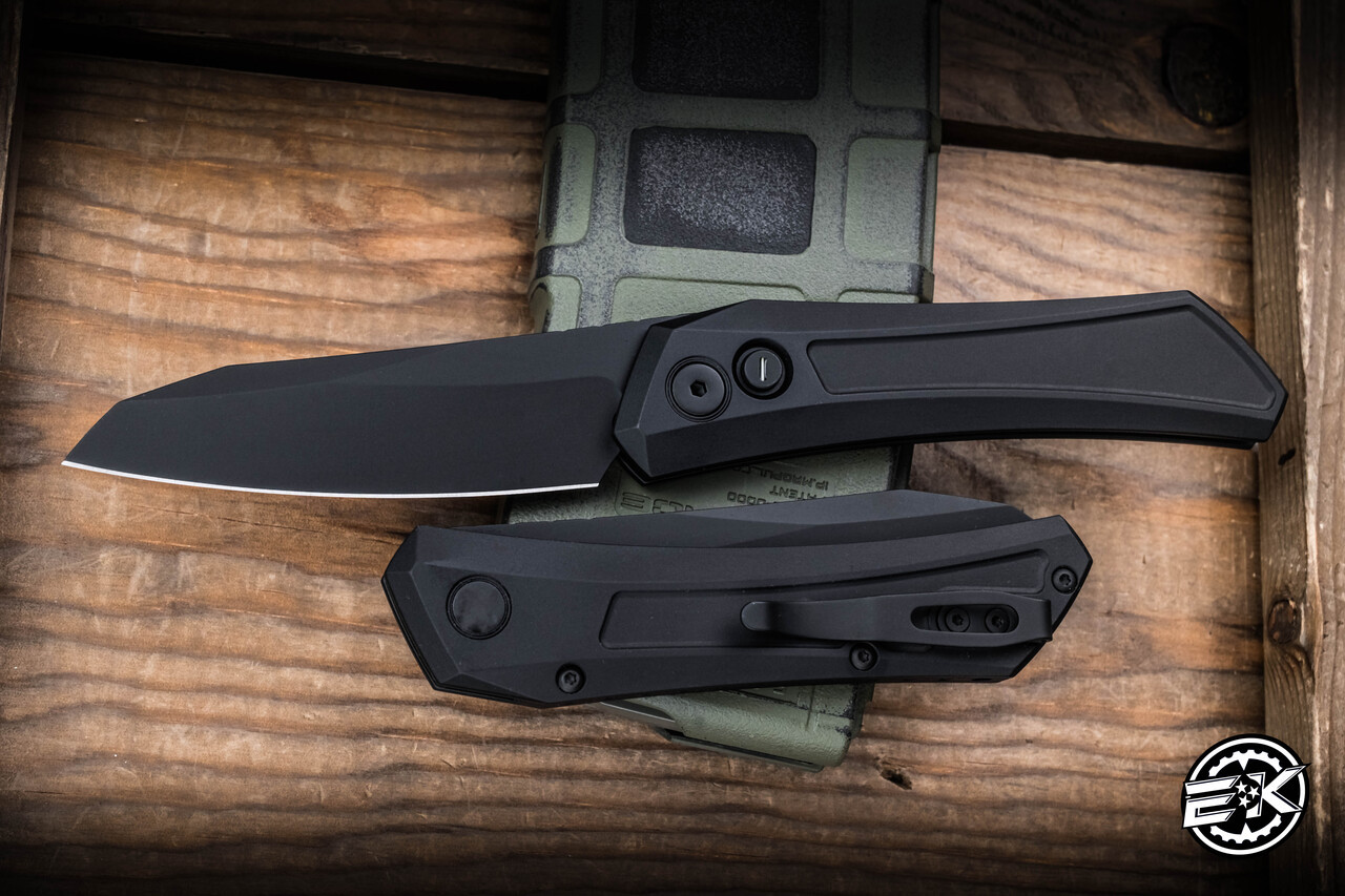 ProTech Sinkevich Oligarch Operator Automatic Folding Knife Black