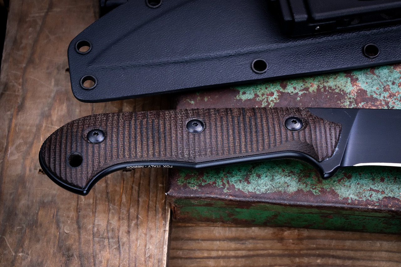 Bastinelli Knives Silence Customized Fixed Blade Knife Micarta 7