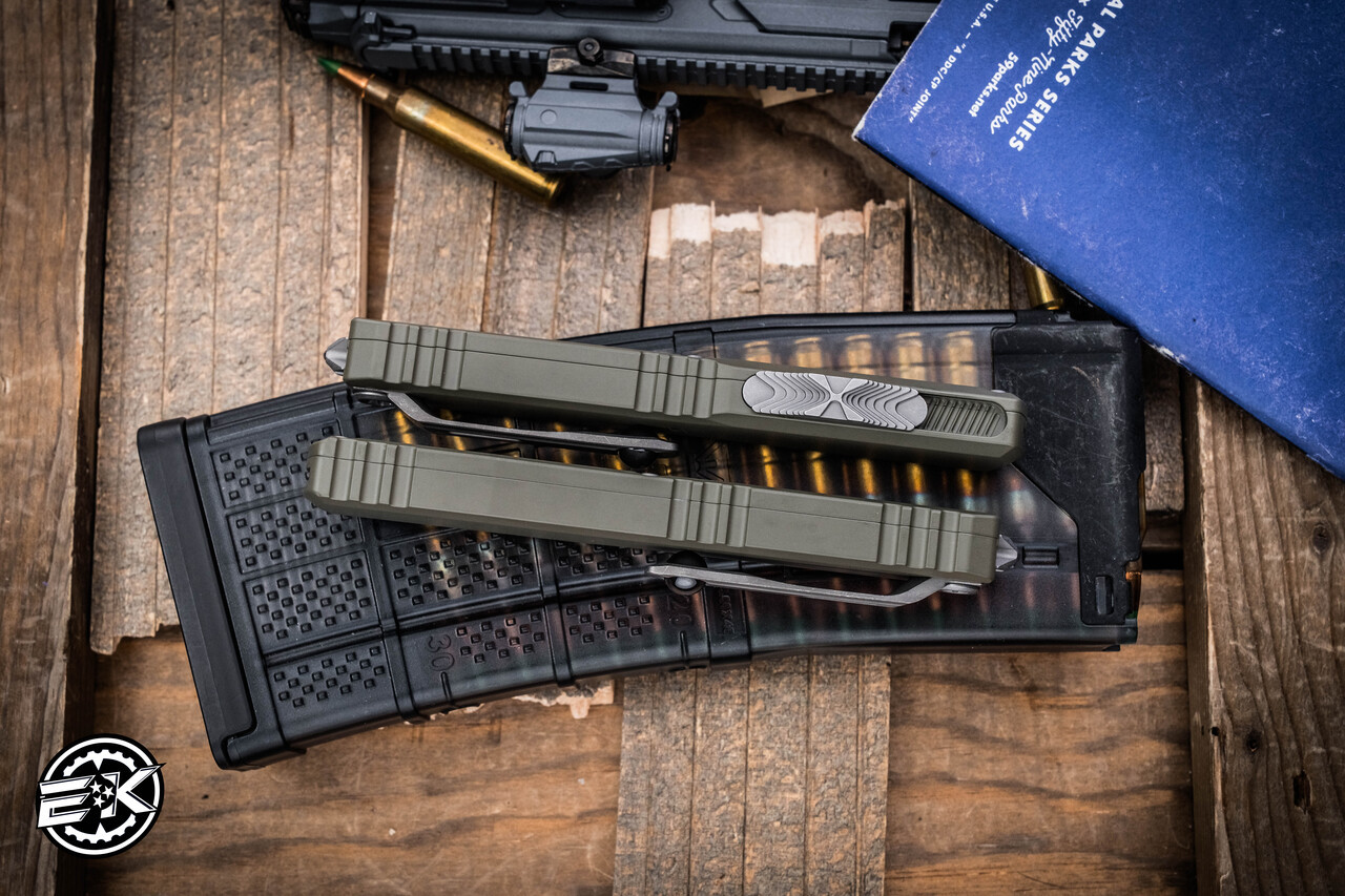 Microtech Ultratech Gen IV OTF Automatic Knife Moss Green Cerakote