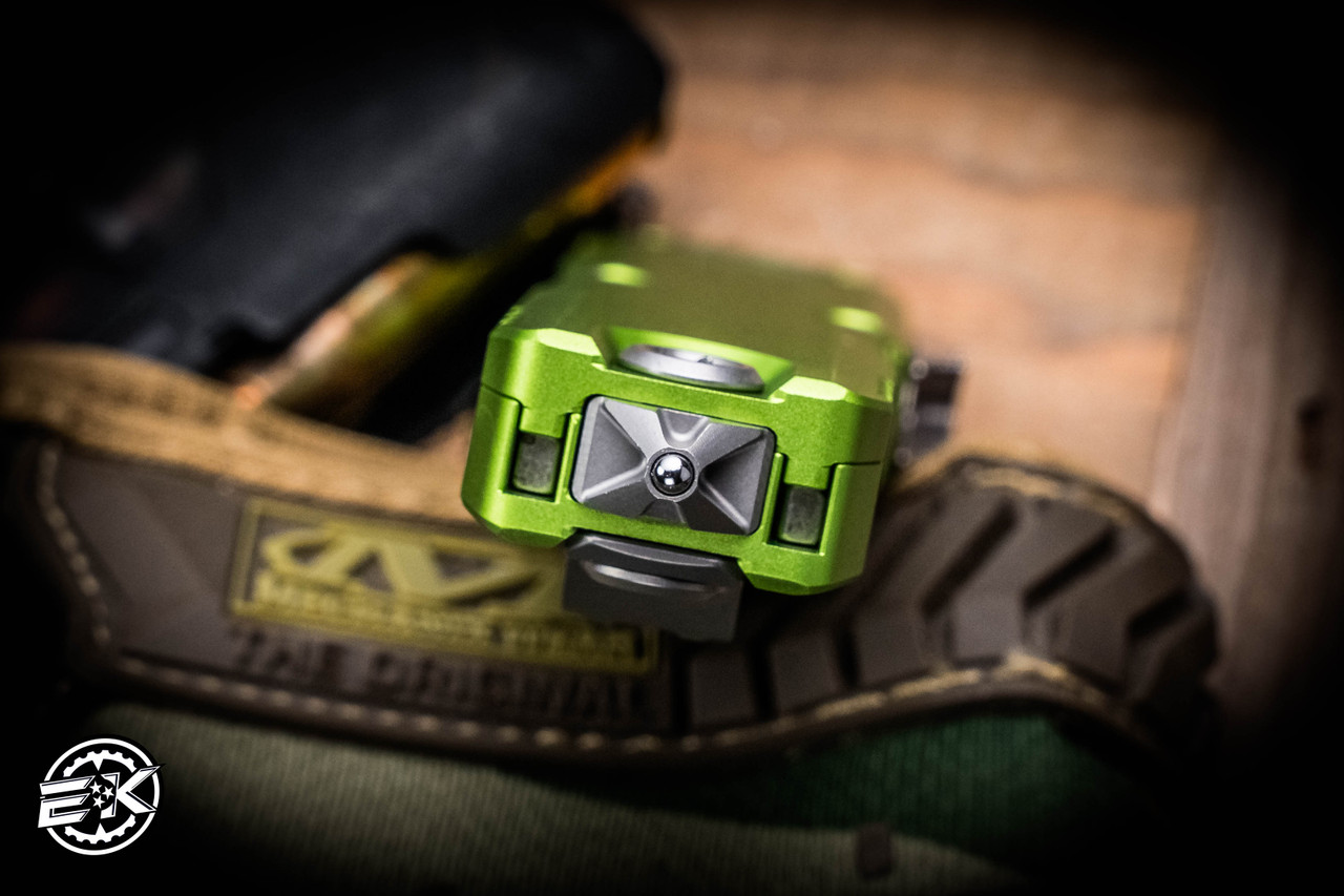 Microtech UTX-85 Gen IV OTF Automatic Knife Neon Green 3.1