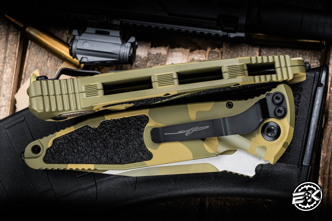 Microtech Socom Elite Automatic Folding Knife Bazooka Camo