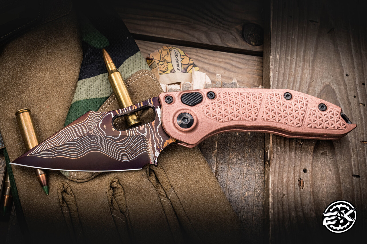 Microtech Marfione Select Stitch Automatic Copper 3.75