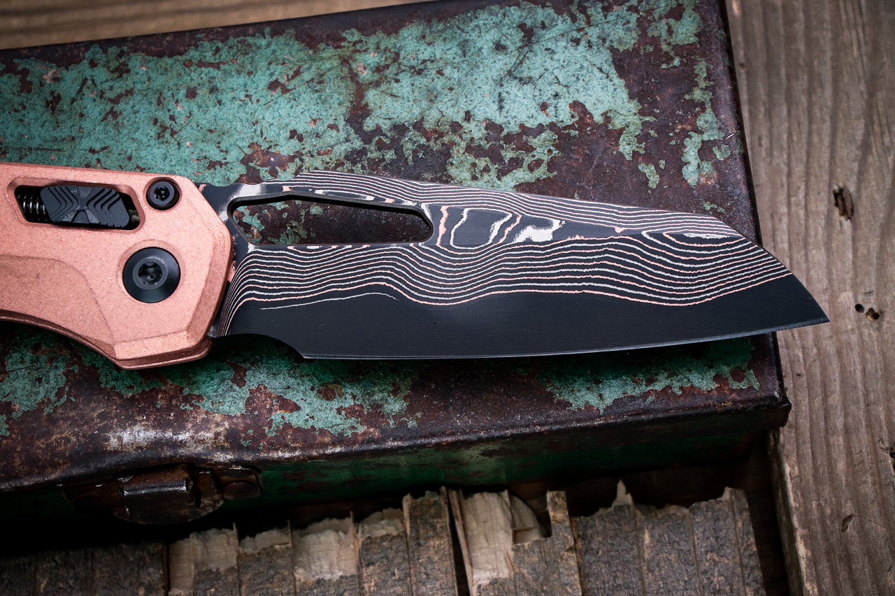 Microtech Marfione Select MSI Ram-LOK Folding Knife Frag Copper