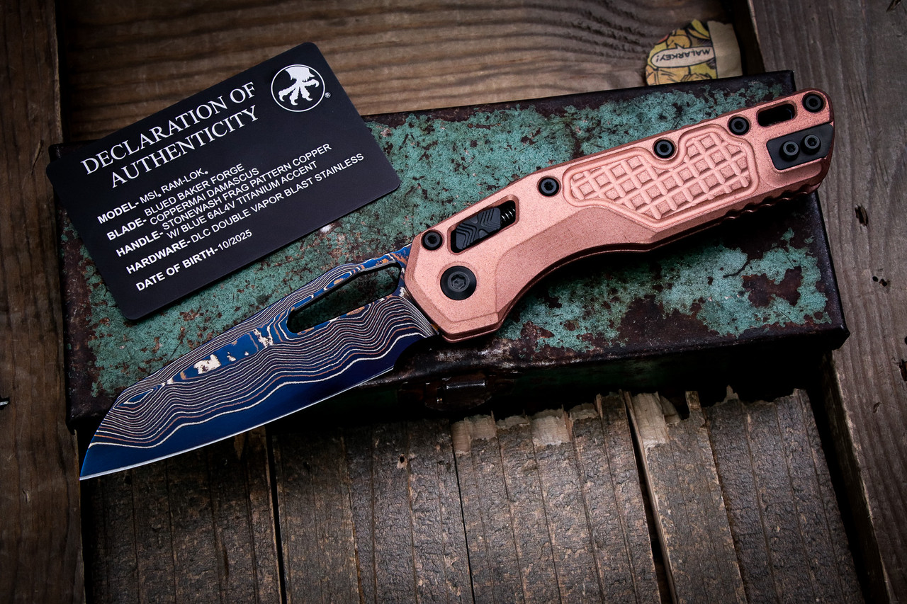 Microtech Marfione Select MSI Ram-LOK Frag Copper 3.75