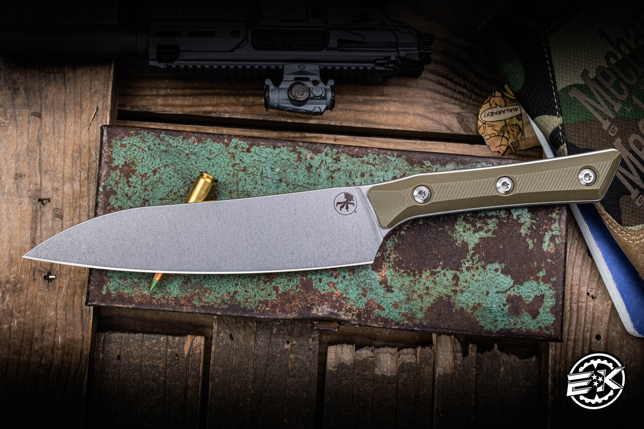 Microtech Kitchen Microtech Utility Kitchen Knife OD Green G10 6