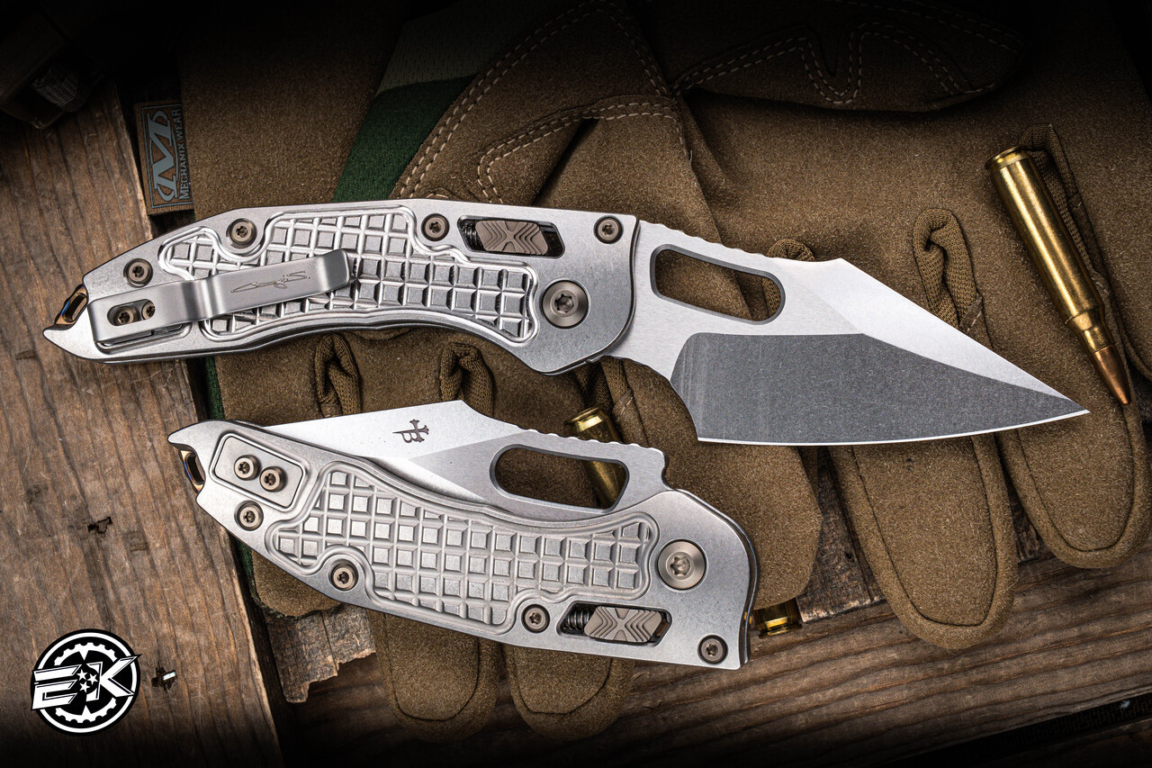 Microtech Marfione Select Stitch Ram-Lok Manual Frag Titanium