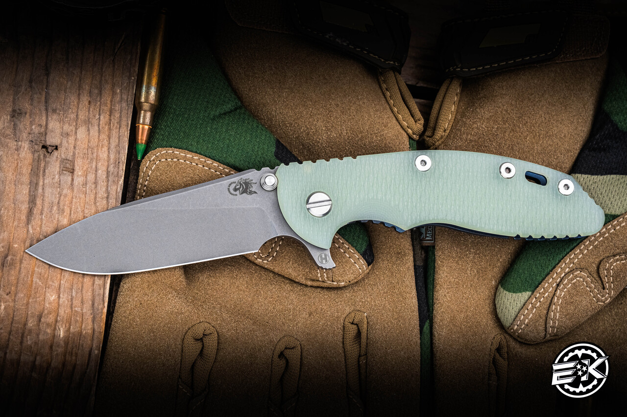 Rick Hinderer Knives XM-18 Translucent Green G10 3.5
