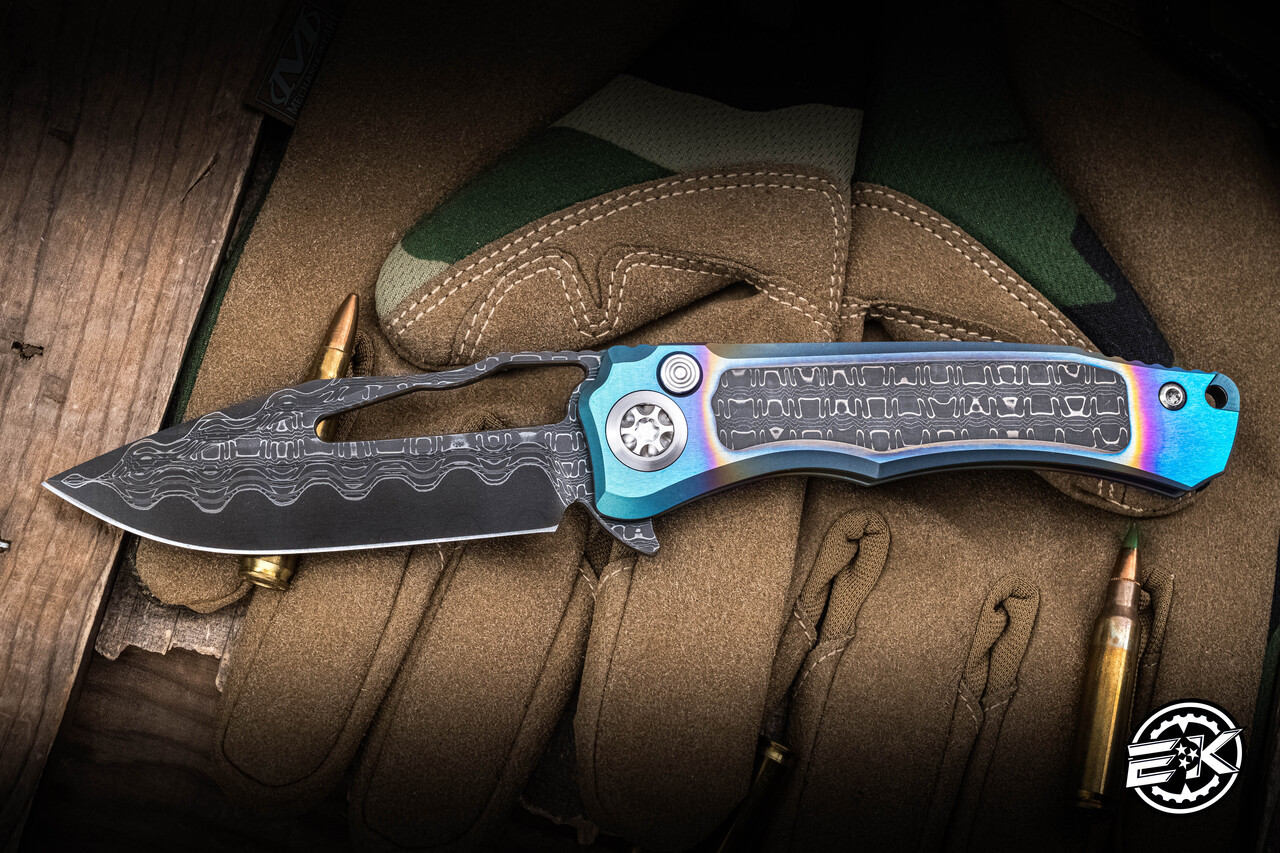 Heretic Knives Wraith V4 Manual Flipper Folding Knife Prismatic