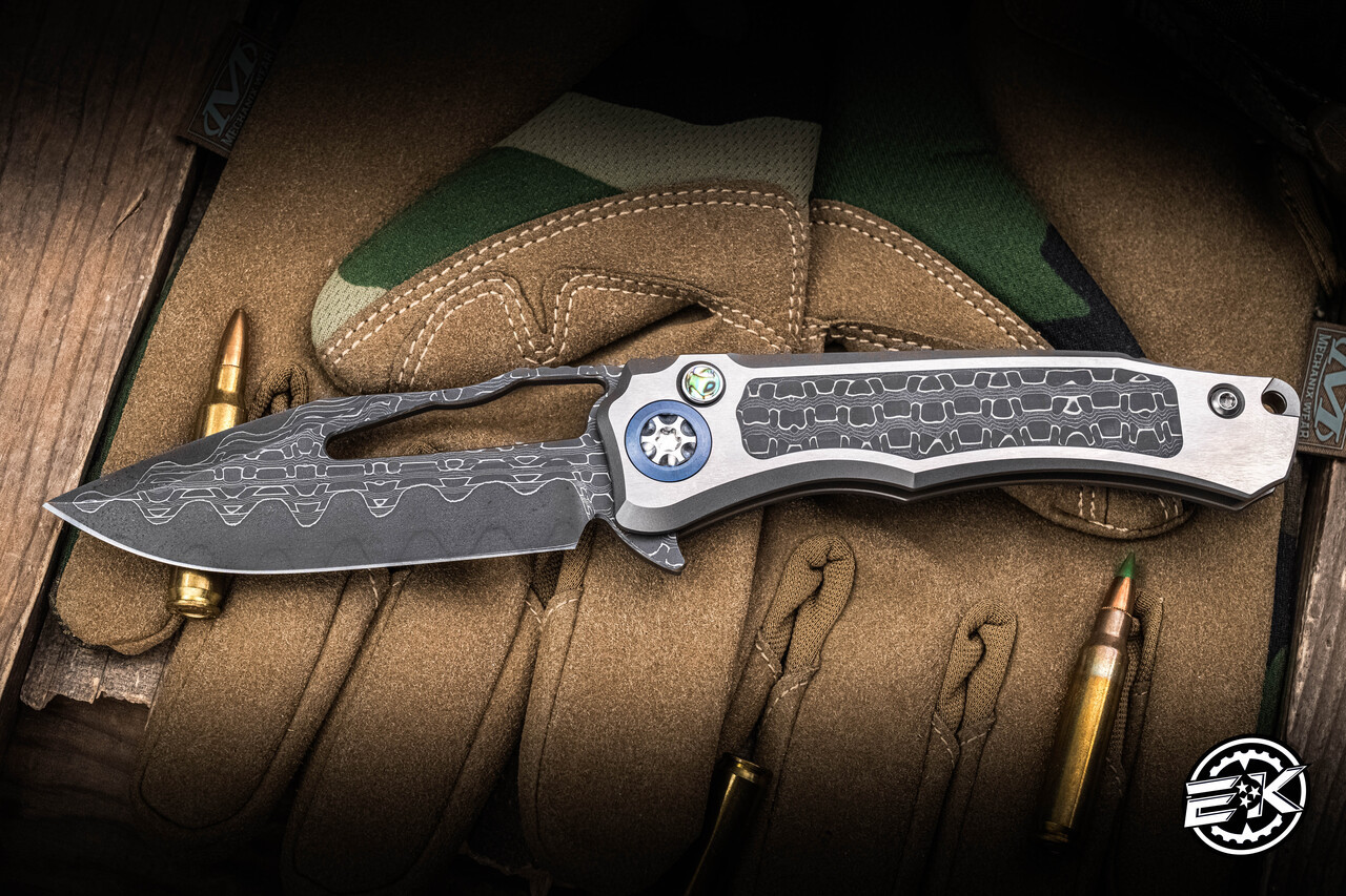 Heretic Knives Wraith V4 Manual Flipper Folding Knife Titanium Heretic Knives Wraith V4 Manual Flipper Folding Knife Titanium