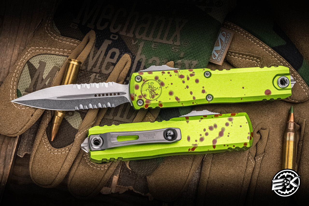 Microtech UTX-85 Gen IV OTF Automatic Knife Zombie 3.1