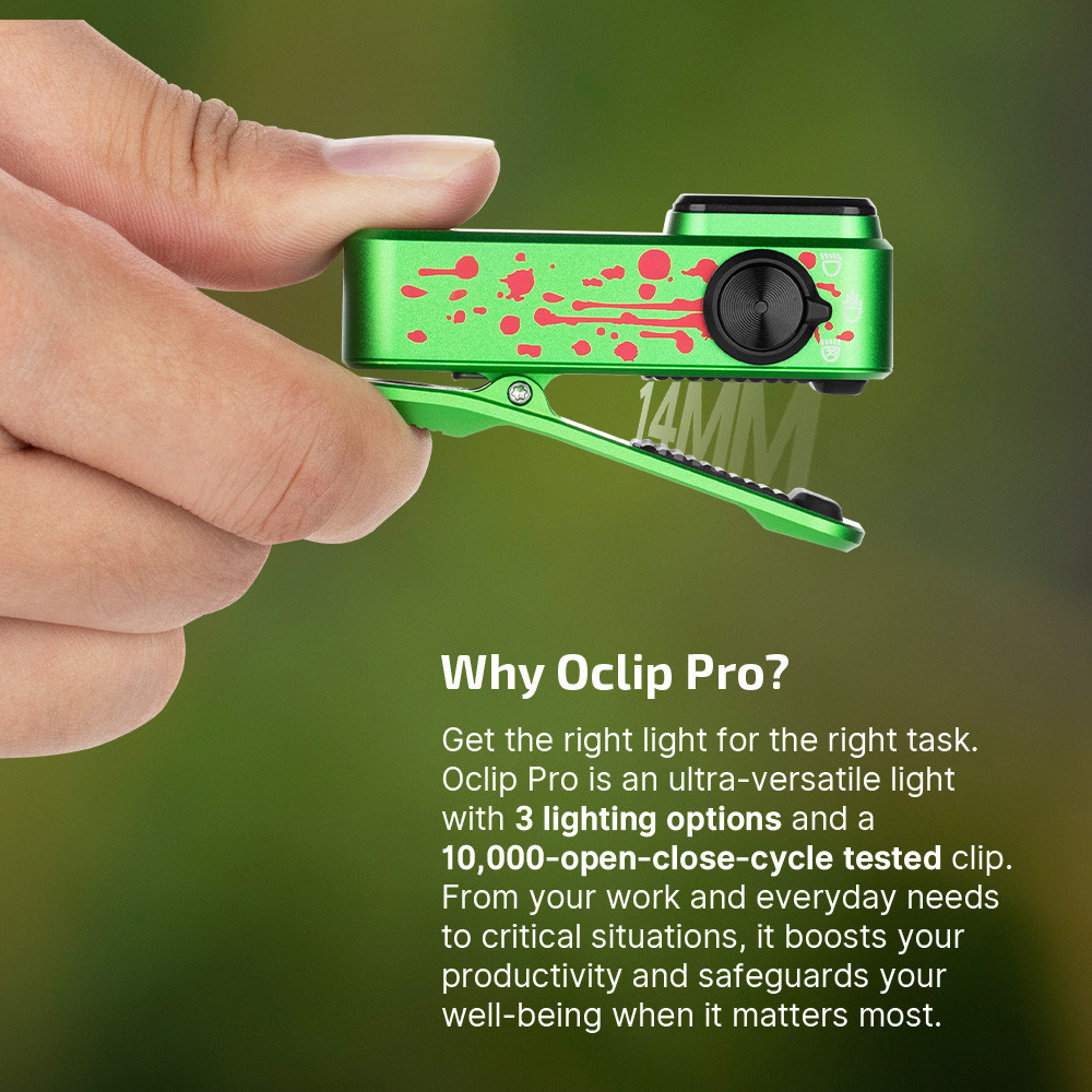 Olight Oclip Pro Clip Flashlight Spotlight 2.25