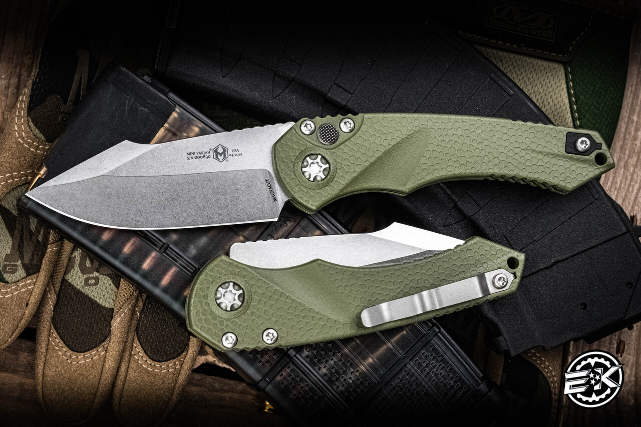 Heretic Knives Mini Pariah Polymer Automatic Folding Knife 3.3