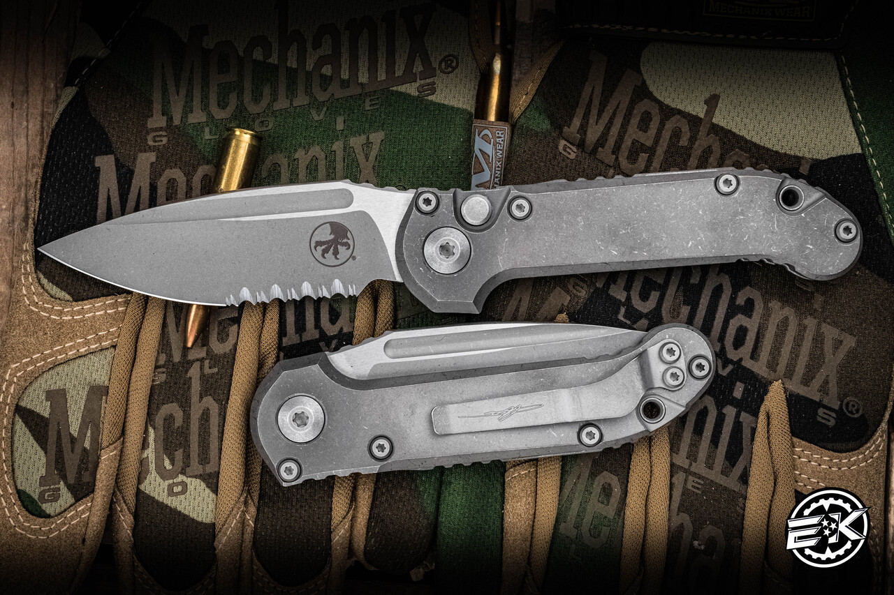 Microtech Marfione Select LUDT Gen III Automatic Titanium 3.4