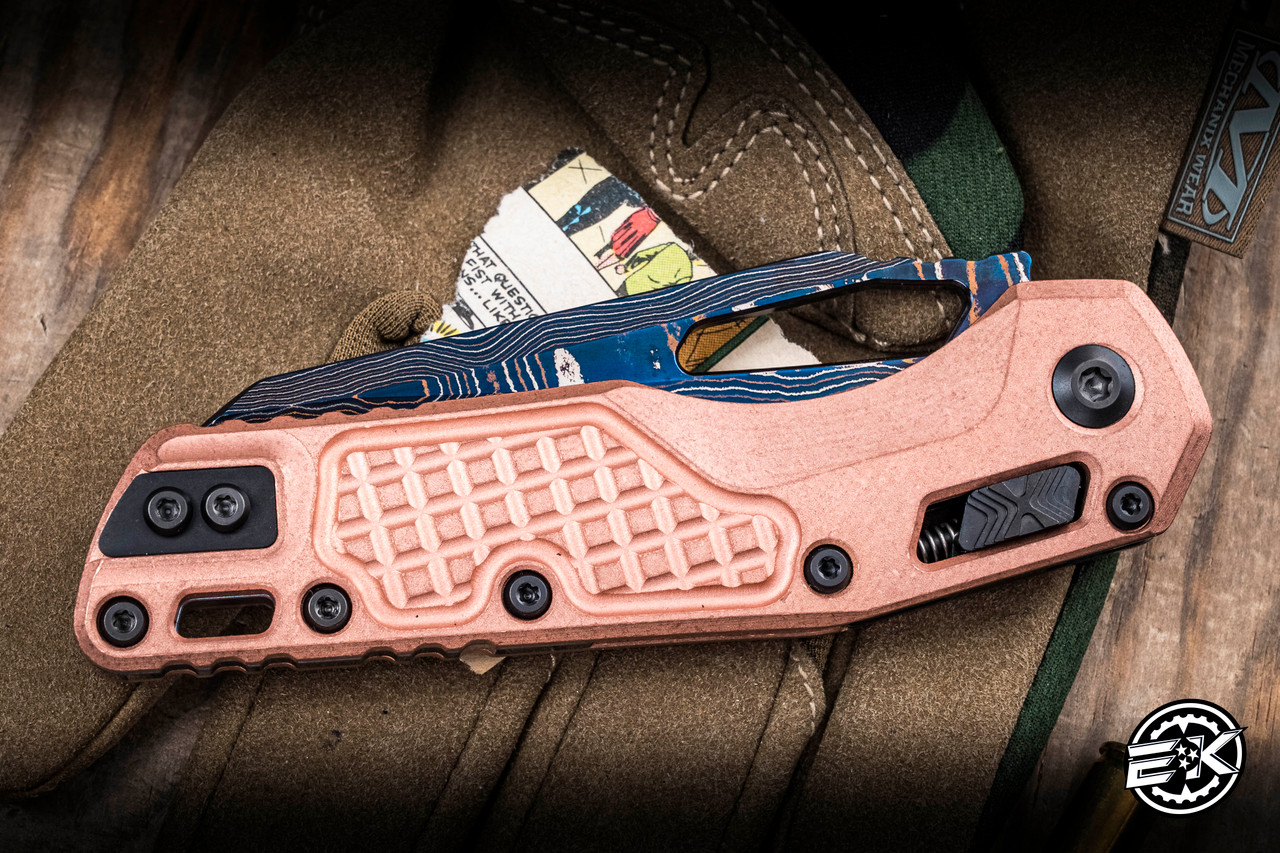 Microtech Marfione Select MSI Ram-LOK Frag Copper Blue Titanium