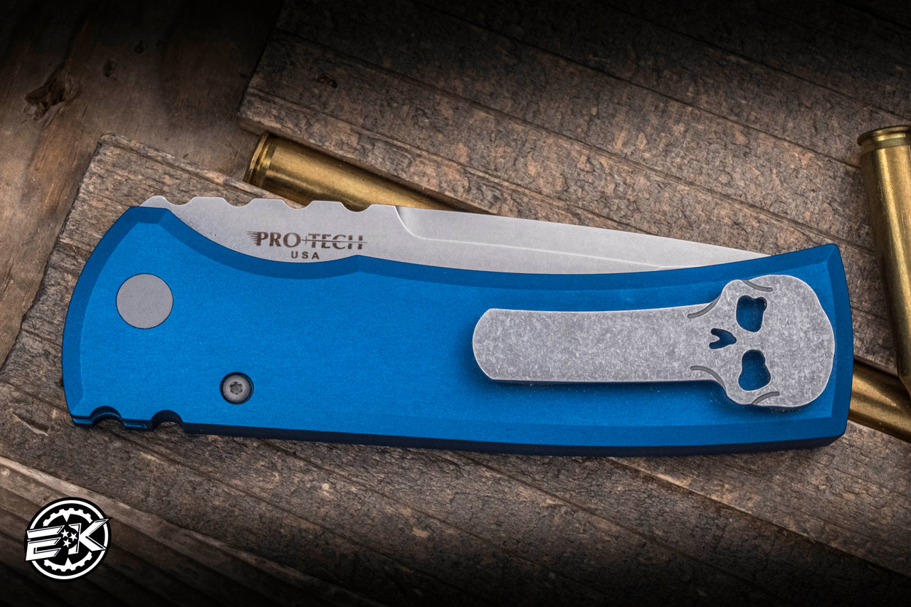 Chaves x ProTech 229 Redencion Automatic Folding Knife Blue