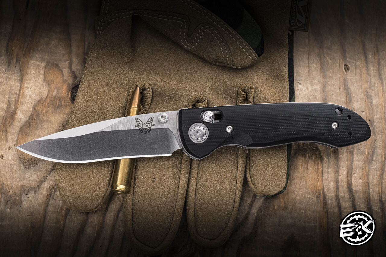 Preowned-Benchmade Foray AXIS Folding Knife Black 698