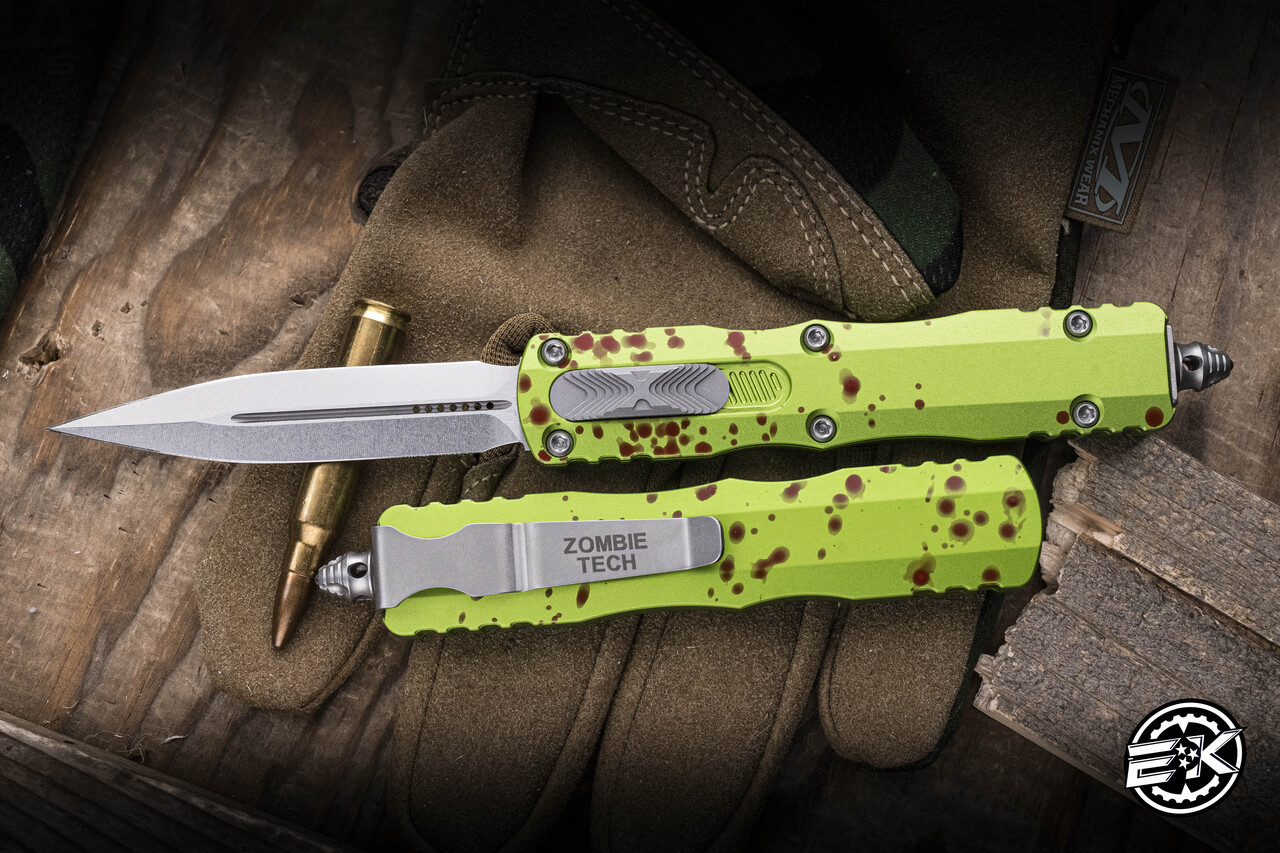 Microtech Dirac OTF Automatic Knife Zombie 3