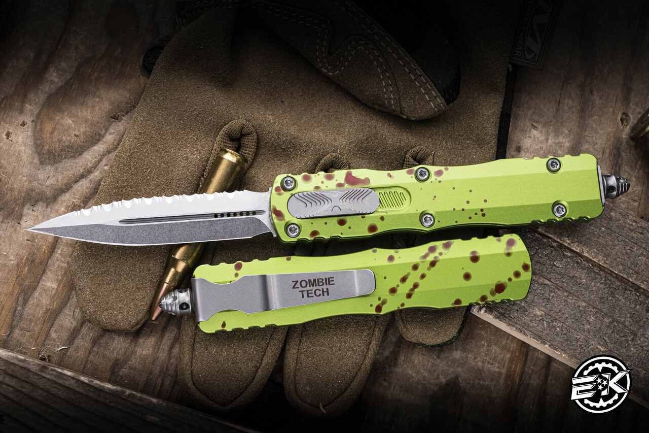 Microtech Dirac OTF Automatic Knife Zombie 3