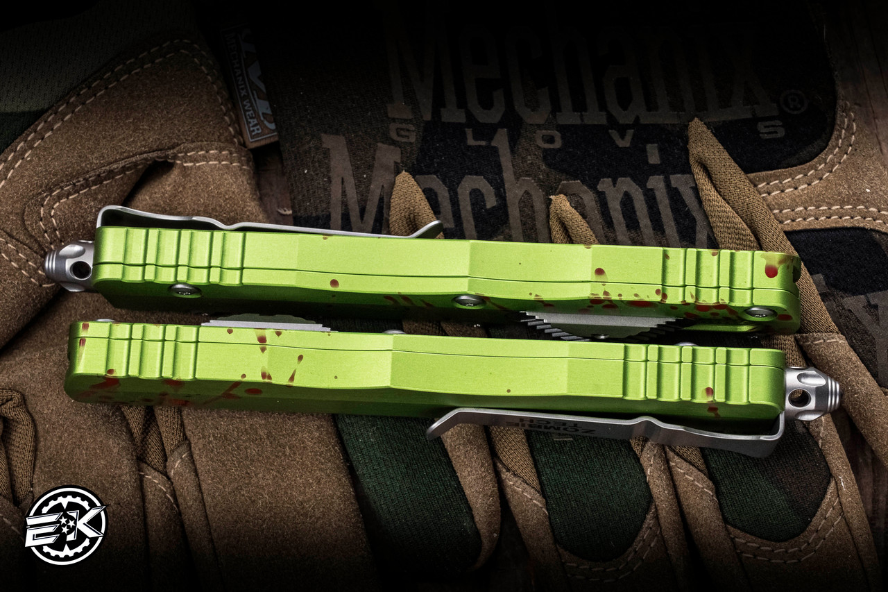 Microtech Dirac Delta OTF Automatic Knife Zombie 3.75