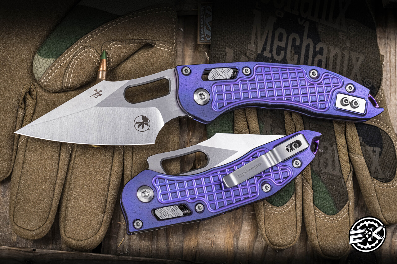 Microtech Marfione Select Stitch Ram-Lok Manual Frag Titanium