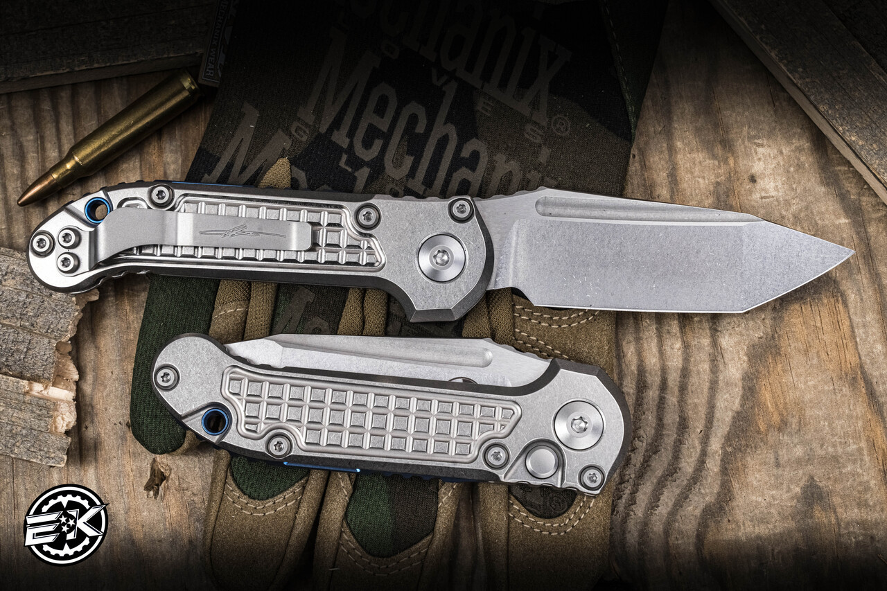 Microtech Marfione Select LUDT Automatic Folding Knife Titanium