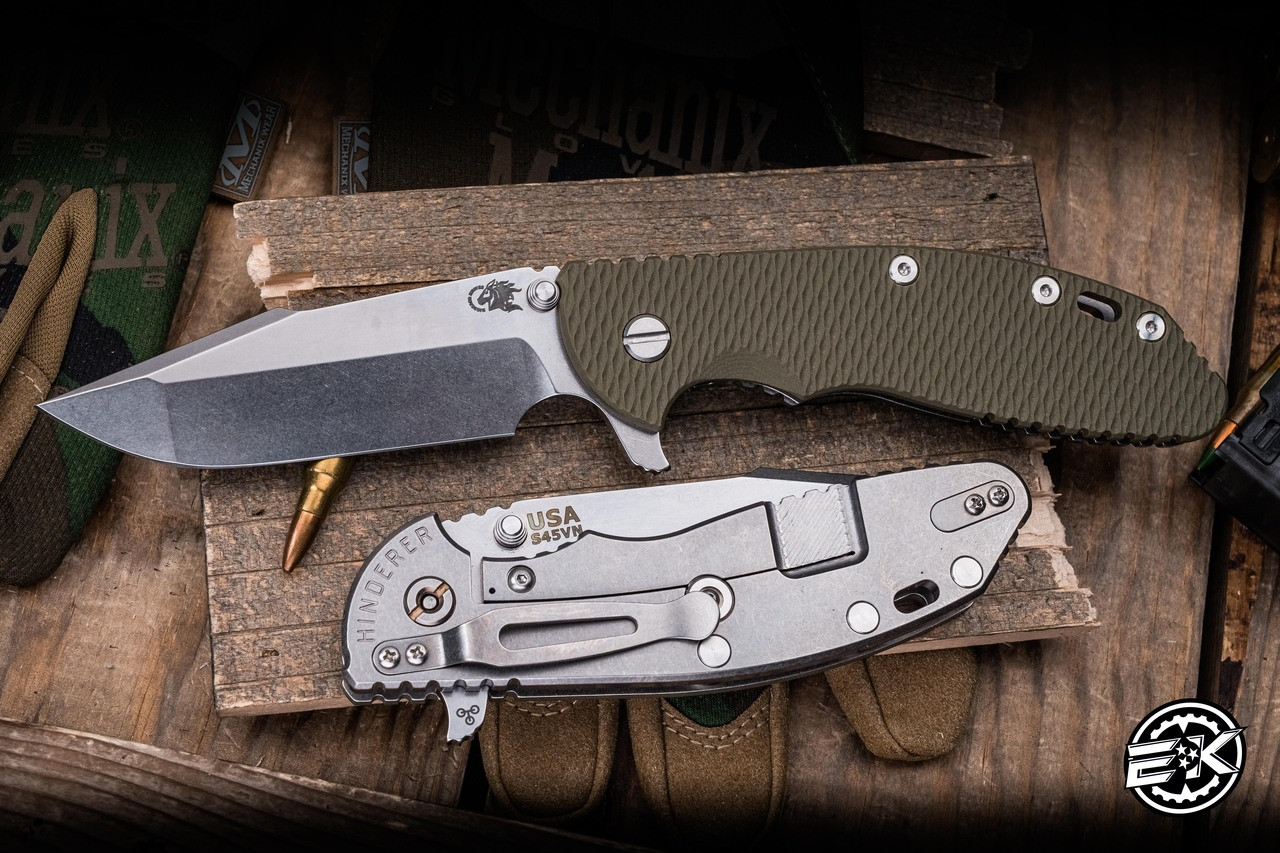 Rick Hinderer Knives XM-24 Folding Knife OD Green G10 4