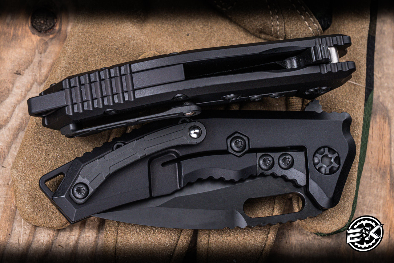 Heretic Knives Medusa Manual Folding Knife Black Tactical 3