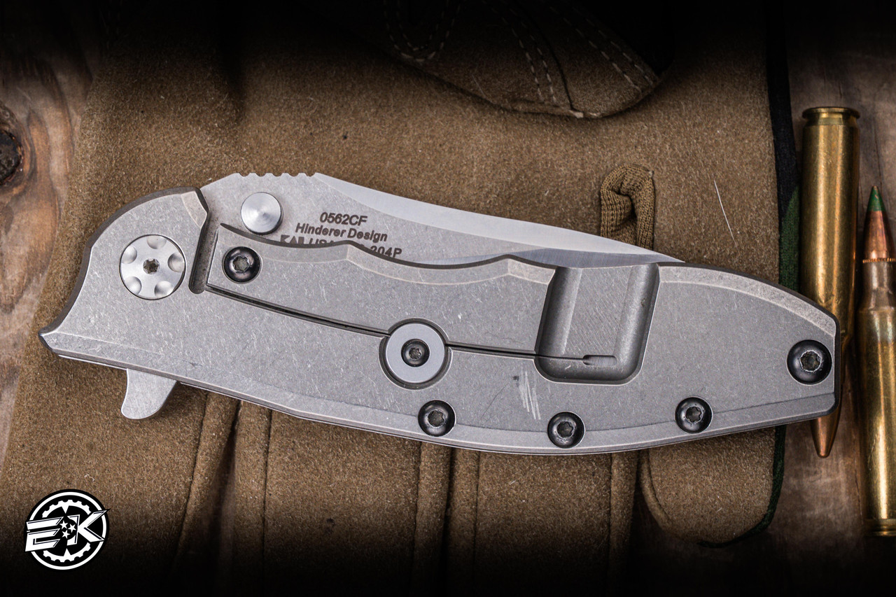 Preowned-Zero Tolerance Hinderer 0562CF Carbon Fiber 3.5