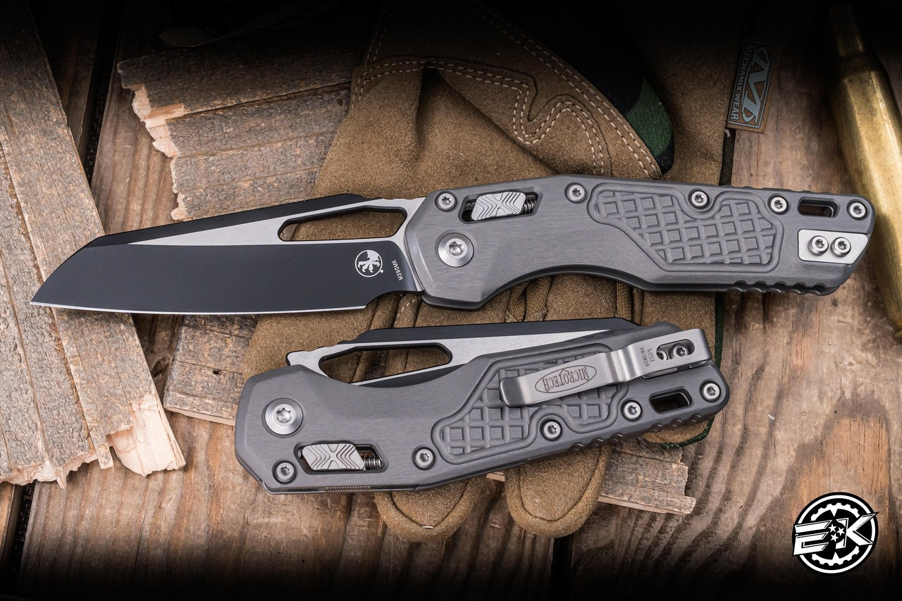 (未使用･未開封品)　Vuelve a Mi lok26k6 Microtech MSI Ram-LOK Manual Folder Natural Clear Frag Aluminum